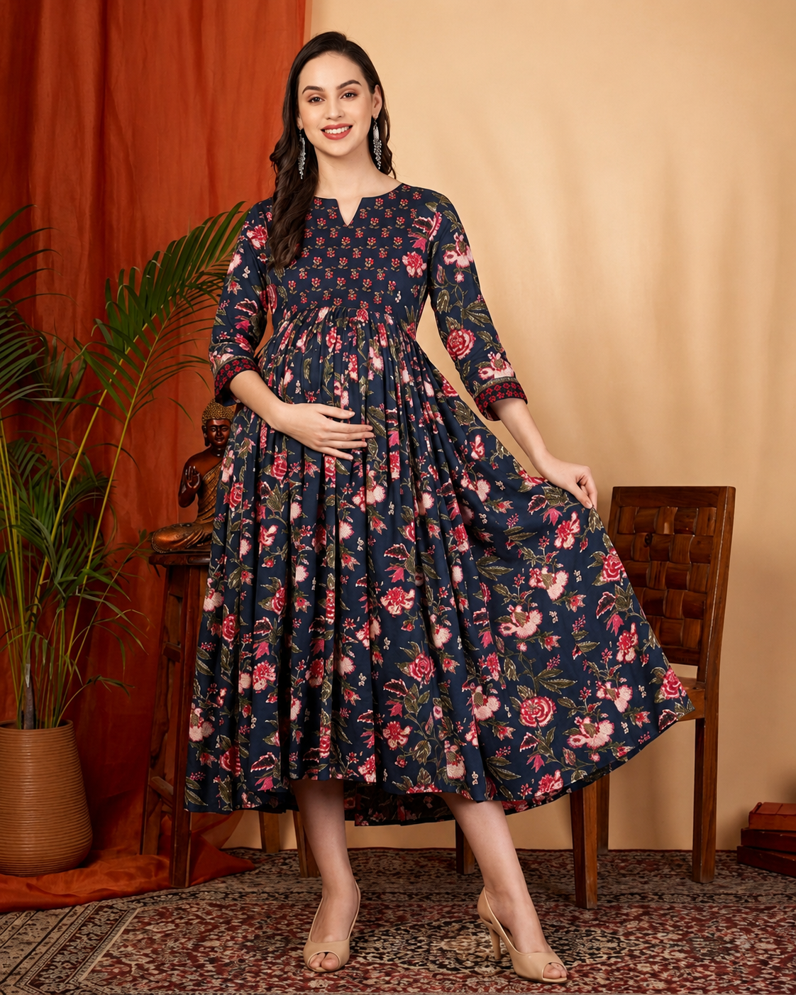 Best Moms feeding maternity kurti - maternity dress -Best Moms