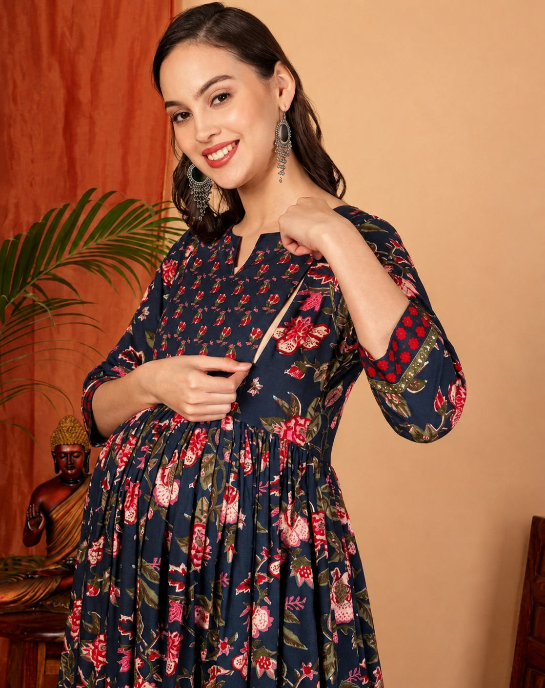 Best Moms feeding maternity kurti - maternity dress -Best Moms